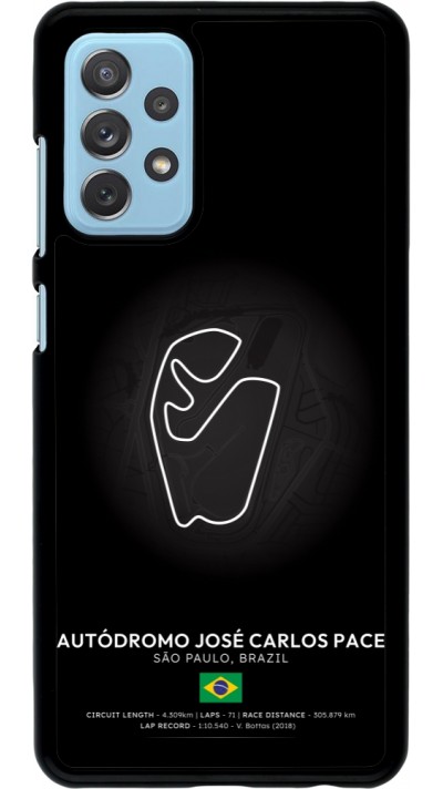 Samsung Galaxy A72 Case Hülle - F1 Track 2025 Brazil