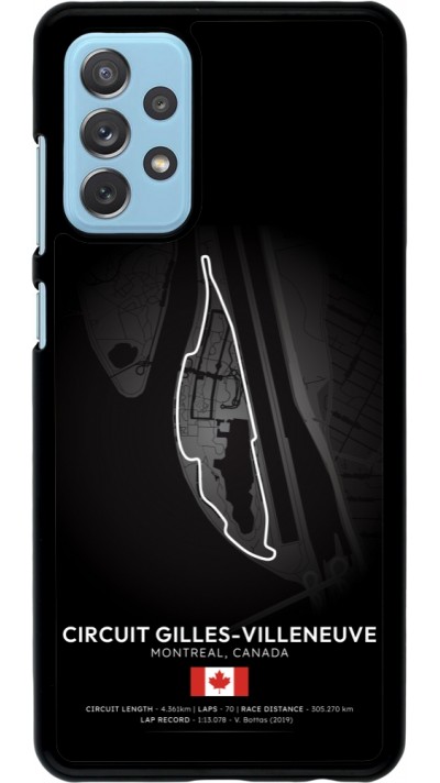 Samsung Galaxy A72 Case Hülle - F1 Track 2025 Canada