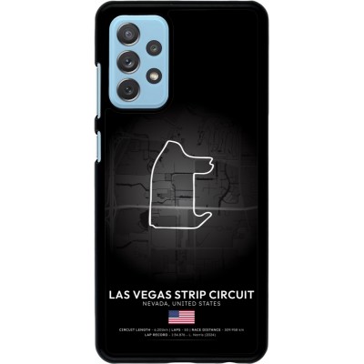 Samsung Galaxy A72 Case Hülle - F1 Track 2025 Las Vegas