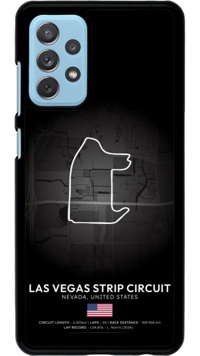 Samsung Galaxy A72 Case Hülle - F1 Track 2025 Las Vegas
