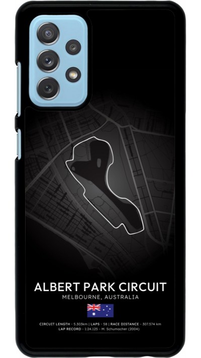 Samsung Galaxy A72 Case Hülle - F1 Track 2025 Melbourne