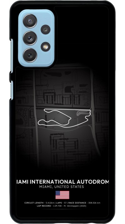 Samsung Galaxy A72 Case Hülle - F1 Track 2025 Miami