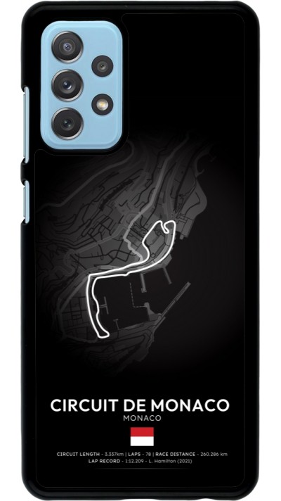 Samsung Galaxy A72 Case Hülle - F1 Track 2025 Monaco
