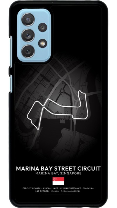 Samsung Galaxy A72 Case Hülle - F1 Track 2025 Singapore