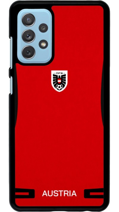 Samsung Galaxy A72 Case Hülle - O?sterreich 2026 personalisierbares Fussballtrikot