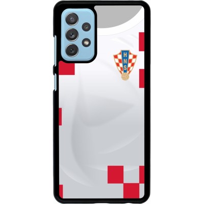 Samsung Galaxy A72 Case Hülle - Kroatien 2022 personalisierbares Fussballtrikot