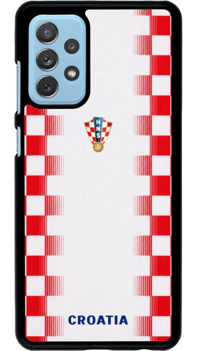 Samsung Galaxy A72 Case Hülle - Kroatien 2026 personalisierbares Fussballtrikot