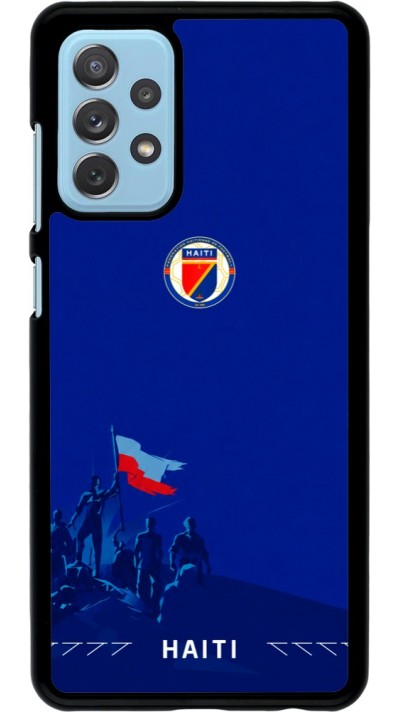 Samsung Galaxy A72 Case Hülle - Haiti 2026 personalisierbares Fussballtrikot