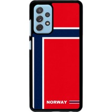 Samsung Galaxy A72 Case Hülle - Norwegen 2026 personalisierbares Fussballtrikot