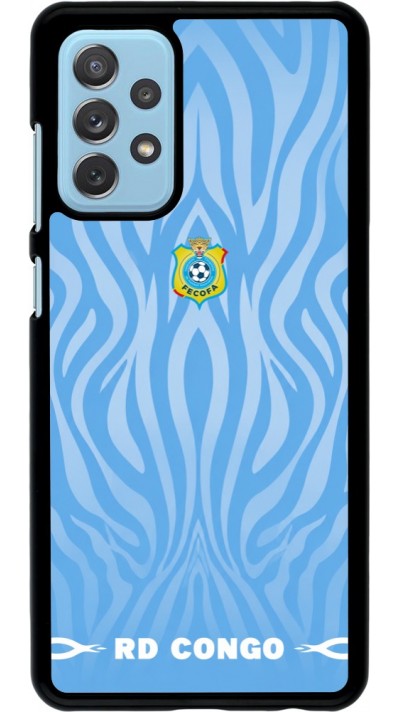 Samsung Galaxy A72 Case Hülle - Demokratische Republik Kongo 2026 personalisierbares Fussballtrikot