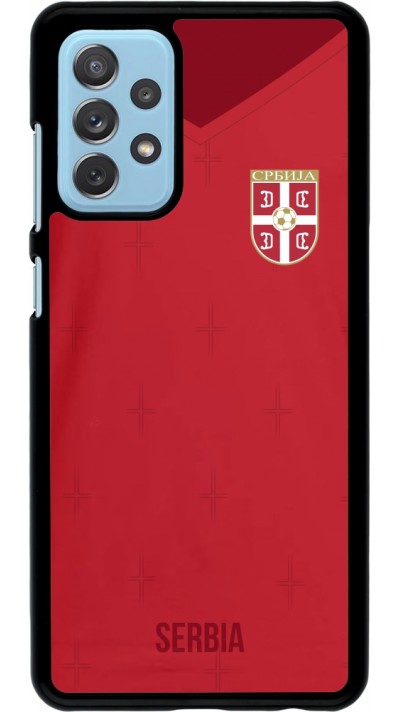 Samsung Galaxy A72 Case Hülle - Serbien 2022 personalisierbares Fussballtrikot