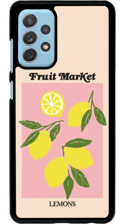 Samsung Galaxy A72 Case Hülle - Fruit market lemons 2026