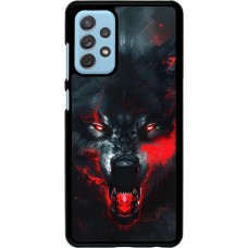 Samsung Galaxy A72 Case Hülle - Halloween 2024 mad werewolf