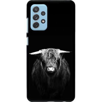 Samsung Galaxy A72 Case Hülle - Highland calf black