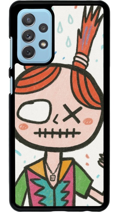 Coque Samsung Galaxy A72 - Little Girl Sketch