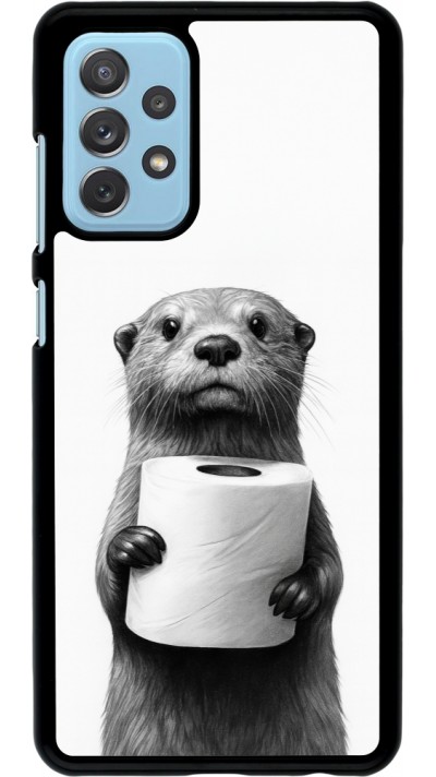 Coque Samsung Galaxy A72 - Loutre papier de toilette