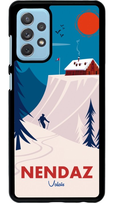 Samsung Galaxy A72 Case Hülle - Nendaz Cabane Ski
