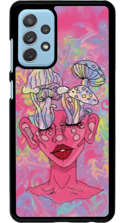 Coque Samsung Galaxy A72 - Psychedelic pink mushroom