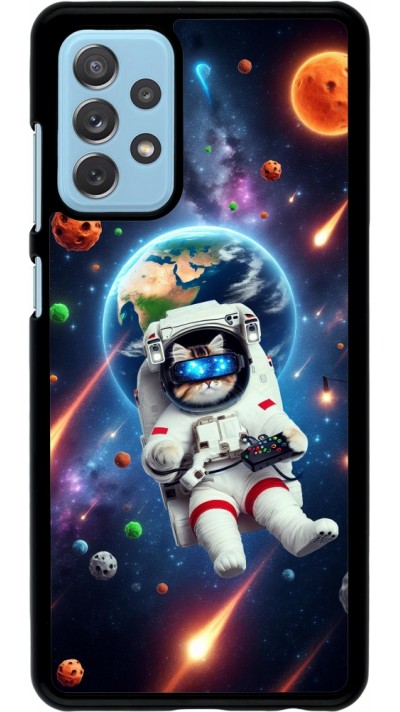 Samsung Galaxy A72 Case Hülle - VR SpaceCat Odyssee