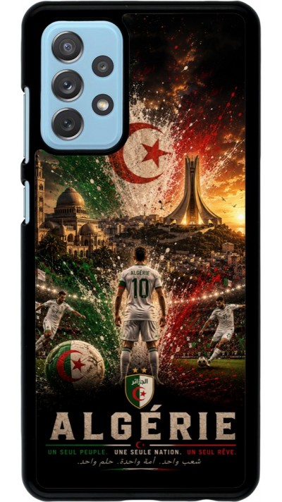 Samsung Galaxy A72 Case Hülle - Fussball Algerien splash 2026
