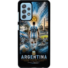 Samsung Galaxy A72 Case Hülle - Fussball Argentinien splash 2026