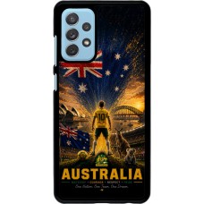 Samsung Galaxy A72 Case Hülle - Fussball Australien splash 2026