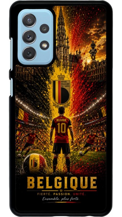 Samsung Galaxy A72 Case Hülle - Fussball Belgien splash 2026