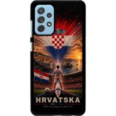 Coque Samsung Galaxy A72 - Football Croatie splash 2026