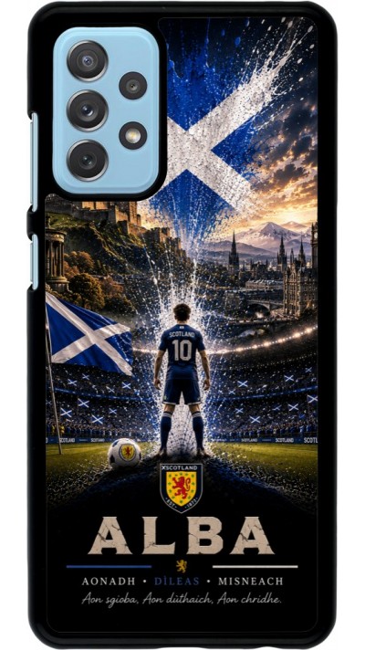 Samsung Galaxy A72 Case Hülle - Fussball Schottland splash 2026