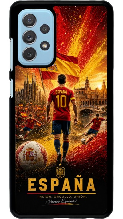 Samsung Galaxy A72 Case Hülle - Fussball Espanien splash 2026
