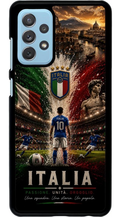 Samsung Galaxy A72 Case Hülle - Fussball Italien splash 2026