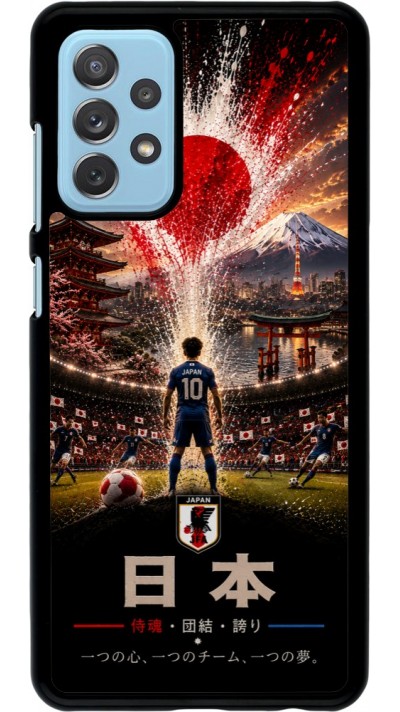 Samsung Galaxy A72 Case Hülle - Fussball Japan splash 2026