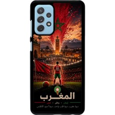 Samsung Galaxy A72 Case Hülle - Fussball Marokko splash 2026