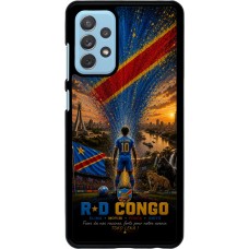 Samsung Galaxy A72 Case Hülle - Fussball Demokratische Republik Kongo splash 2026