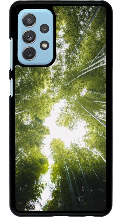 Samsung Galaxy A72 Case Hülle - Spring 23 forest blue sky