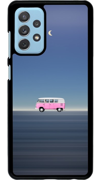 Samsung Galaxy A72 Case Hülle - Spring 23 pink bus