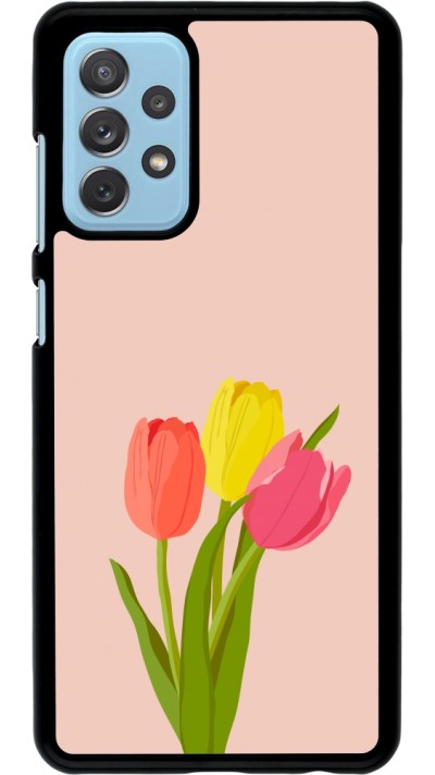 Samsung Galaxy A72 Case Hülle - Spring 23 tulip trio