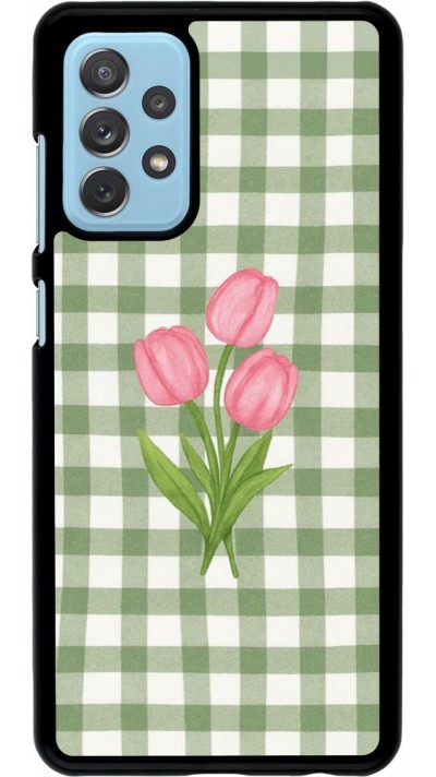 Samsung Galaxy A72 Case Hülle - Green vichy tulips 2026