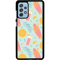 Samsung Galaxy A72 Case Hülle - Summer 2025 Pattern citron