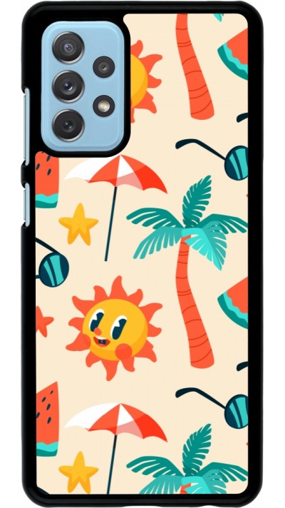 Samsung Galaxy A72 Case Hülle - Summer 2025 Pattern soleil