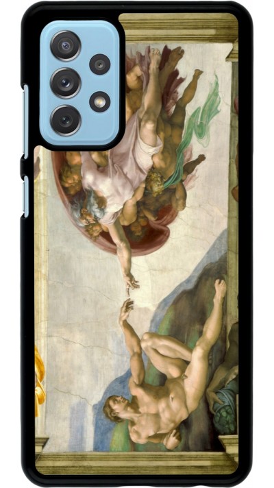 Samsung Galaxy A72 Case Hülle - Kunstbild - Die Erschaffung Adams - Michelangelo