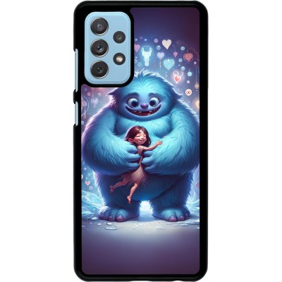 Samsung Galaxy A72 Case Hülle - Valentin 2024 Flauschige Liebe