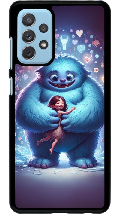 Samsung Galaxy A72 Case Hülle - Valentin 2024 Flauschige Liebe