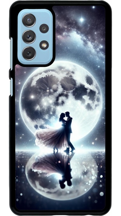 Samsung Galaxy A72 Case Hülle - Valentin 2024 Liebe unter dem Mond