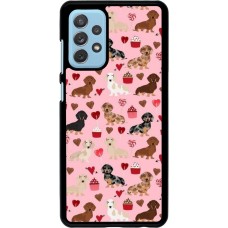 Samsung Galaxy A72 Case Hülle - Valentine 2024 puppy love