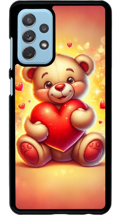 Samsung Galaxy A72 Case Hülle - Valentin 2024 Teddy Liebe