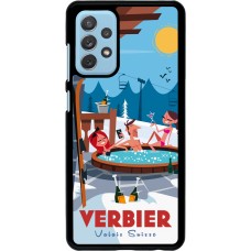Samsung Galaxy A72 Case Hülle - Verbier Mountain Jacuzzi