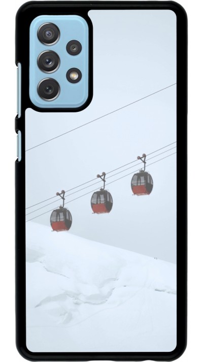Samsung Galaxy A72 Case Hülle - Winter 22 ski lift