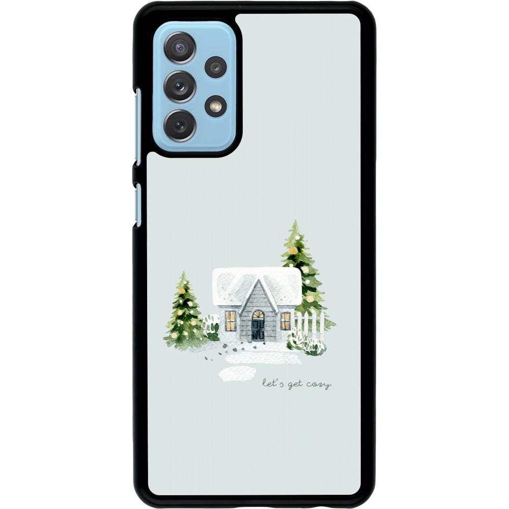 Samsung Galaxy A72 Case Hülle - Winter 25 Cosy House