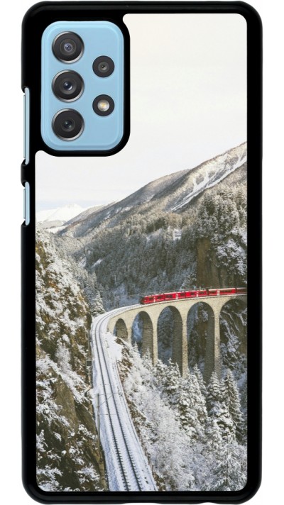 Samsung Galaxy A72 Case Hülle - Winter 25 Winter polar express